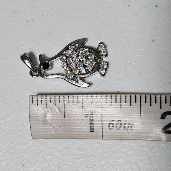 Penguin Rhinestone Pendant Charm Silver Tone Gift Bird Lovers Jewelry Women - Picture 4 of 4